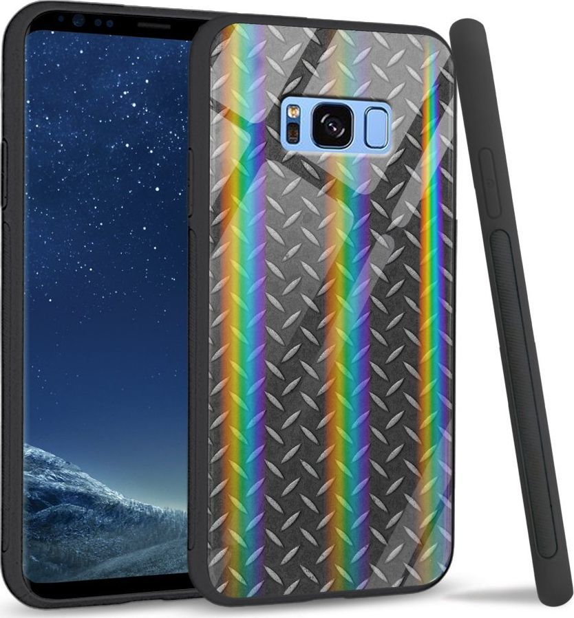 Mojworld Etui na Samsung S8 Plus - Rainbow Case - Metal 1