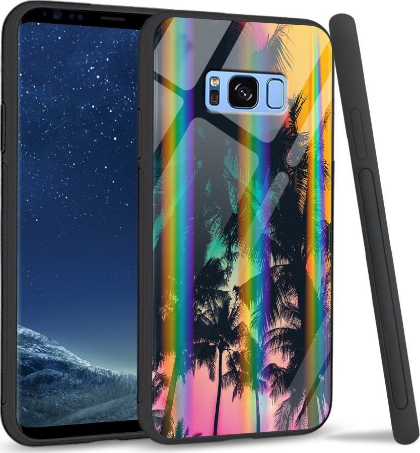 Mojworld Etui na Samsung S8 Plus - Rainbow Case - Trance 1