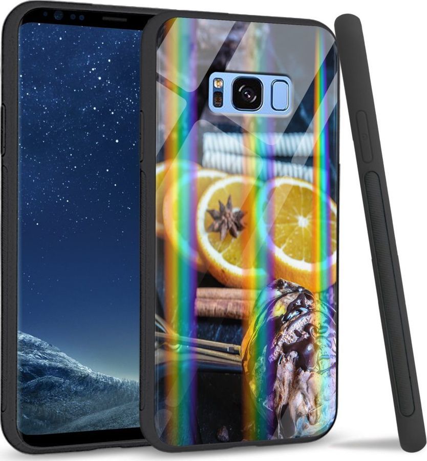 Mojworld Etui na Samsung S8 Plus - Rainbow Case - Choco lemon 1