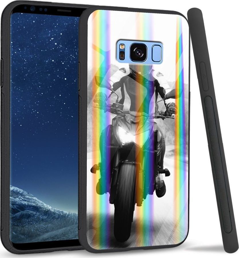 Mojworld Etui na Samsung S8 Plus - Rainbow Case - Racer 1