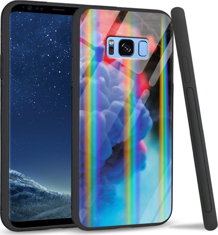 Mojworld Etui na Samsung S8 Plus - Rainbow Case - Water color 1