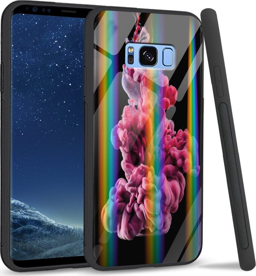 Mojworld Etui na Samsung S8 Plus - Rainbow Case - Water smoke 1