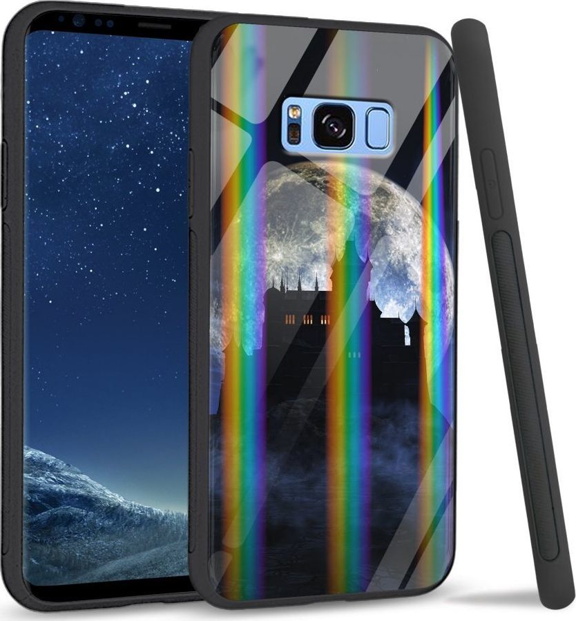 Mojworld Etui na Samsung S8 Plus - Rainbow Case - Moon castle 1