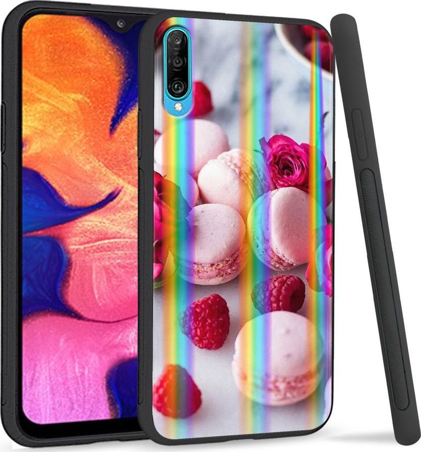 Mojworld Etui na telefon Samsung A50 Rainbow Ciasteczka 1