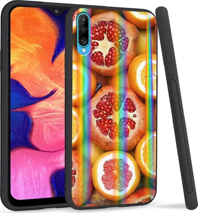 Mojworld Etui na telefon Samsung A50 Rainbow Fruits 1