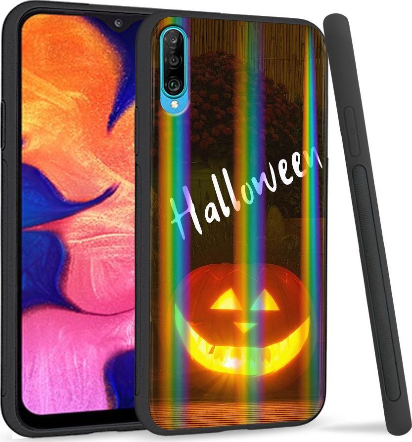 Mojworld Etui na telefon Samsung A50 Rainbow Halloween 1