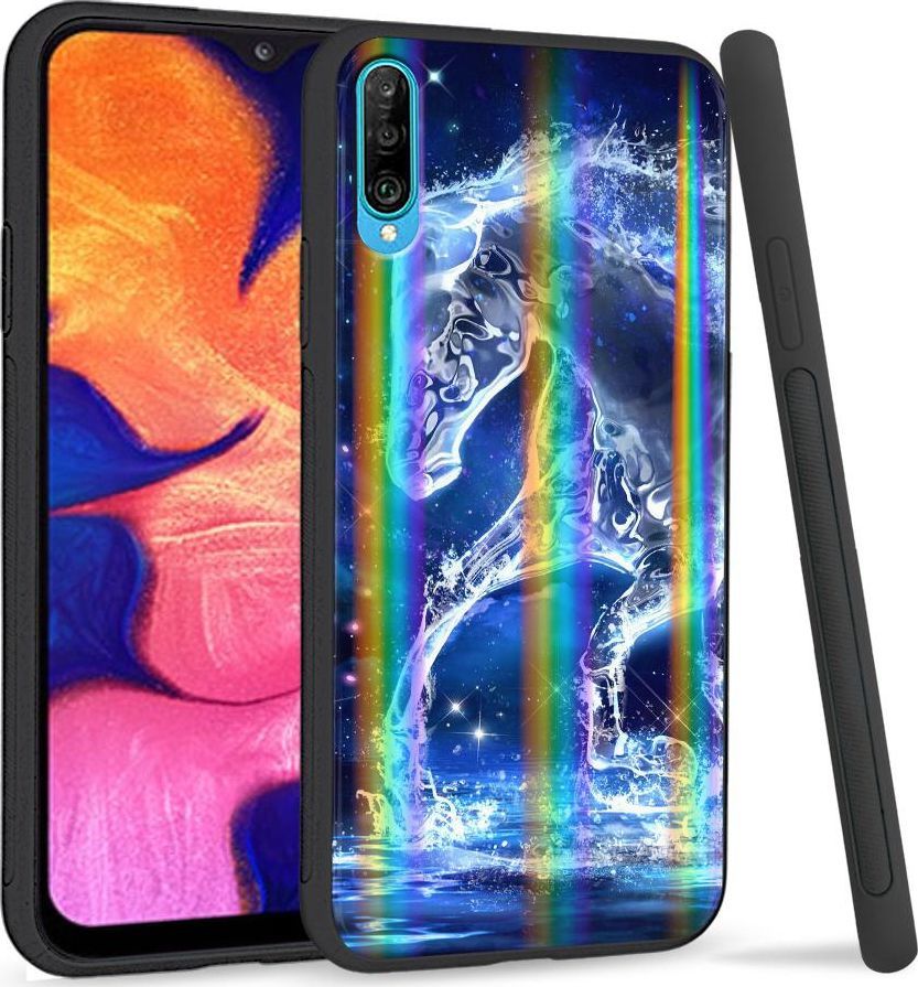 Mojworld Etui na telefon Samsung A50 Rainbow Dream Horse 1
