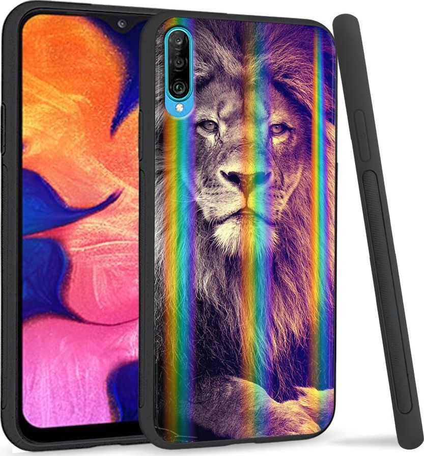 Mojworld Etui na telefon Samsung A50 Rainbow Lew 1