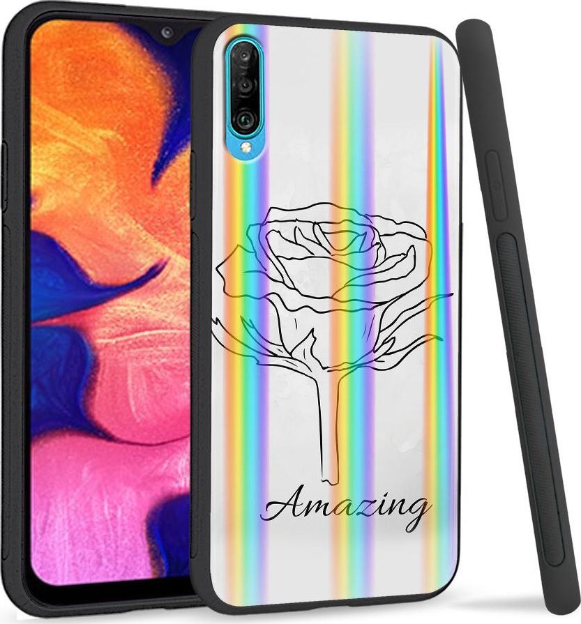 Mojworld Etui na telefon Samsung A50 Rainbow Amazing 1