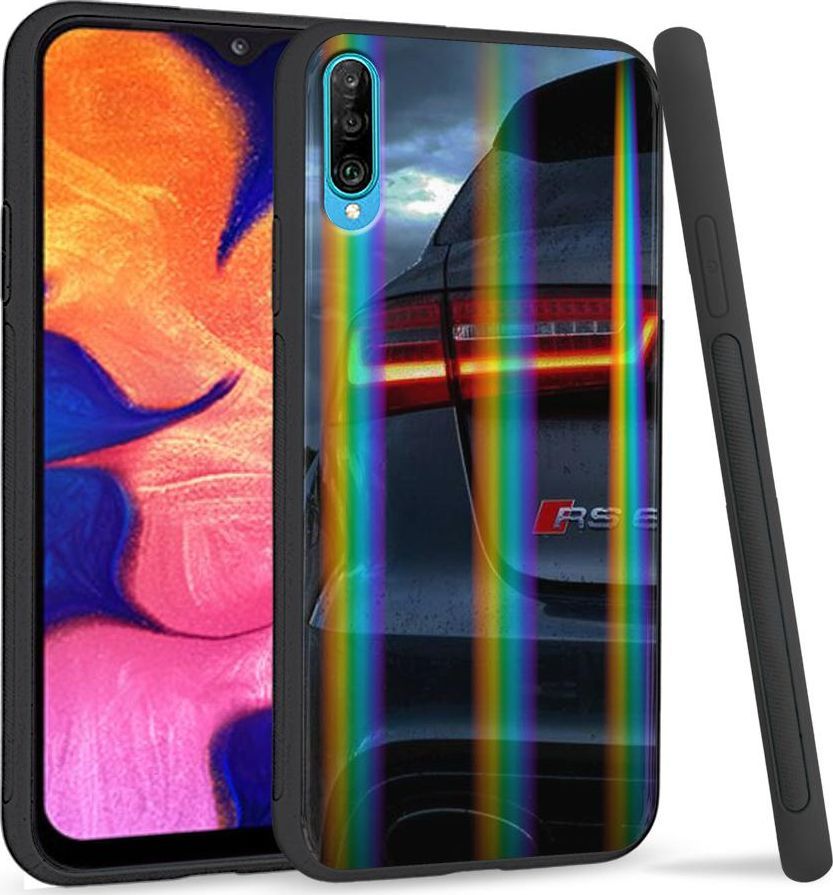 Mojworld Etui na telefon Samsung A50 Rainbow Audi 1