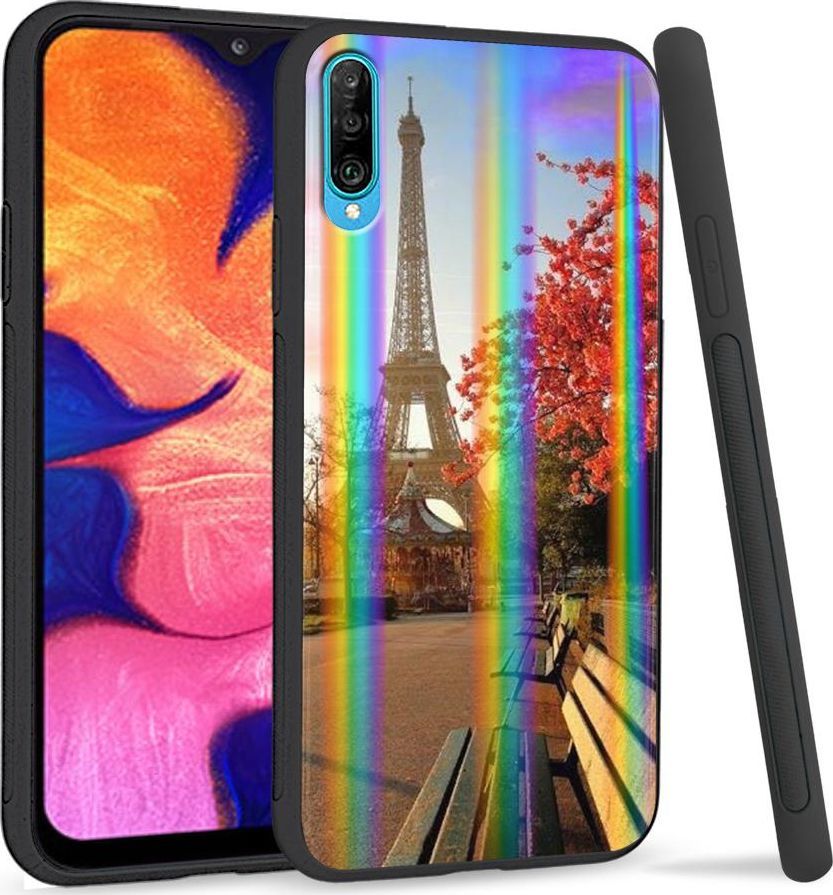 Mojworld Etui na telefon Samsung A50 Rainbow Paris 1