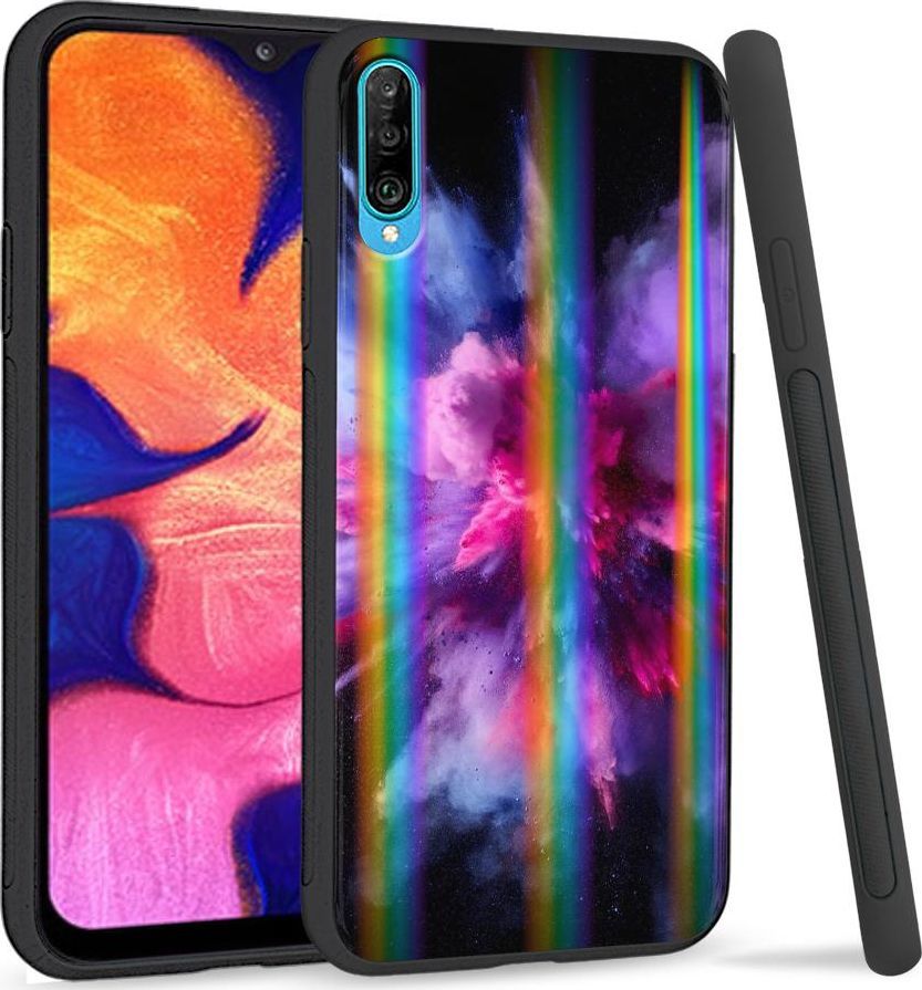 Mojworld Etui na telefon Samsung A50 Rainbow Colours 1