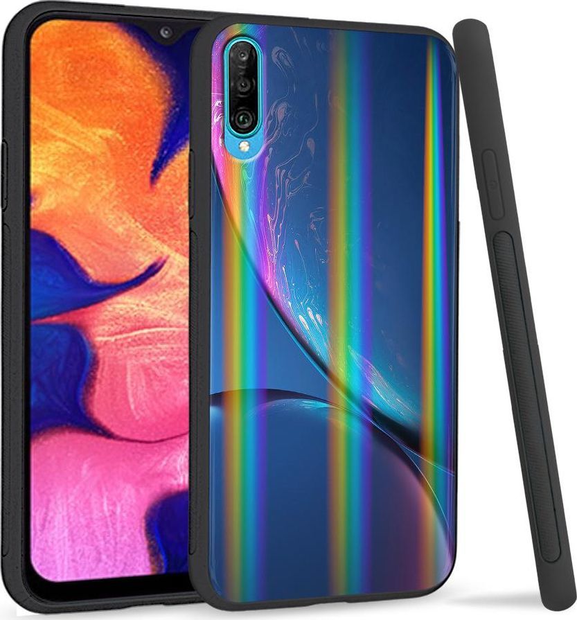 Mojworld Etui na telefon Samsung A50 Rainbow Balls 1