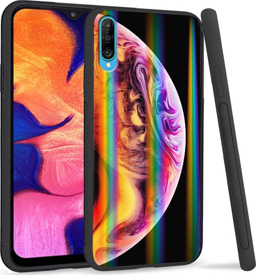 Mojworld Etui na telefon Samsung A50 Rainbow Planet 1