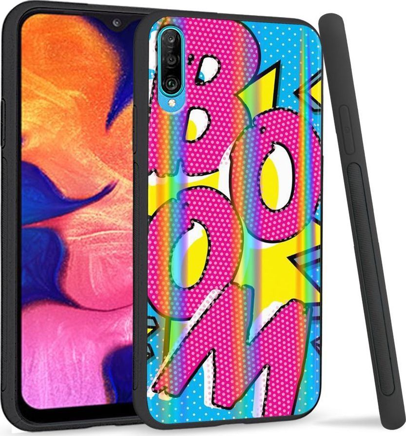 Mojworld Etui na telefon Samsung A50 Rainbow Boom 1