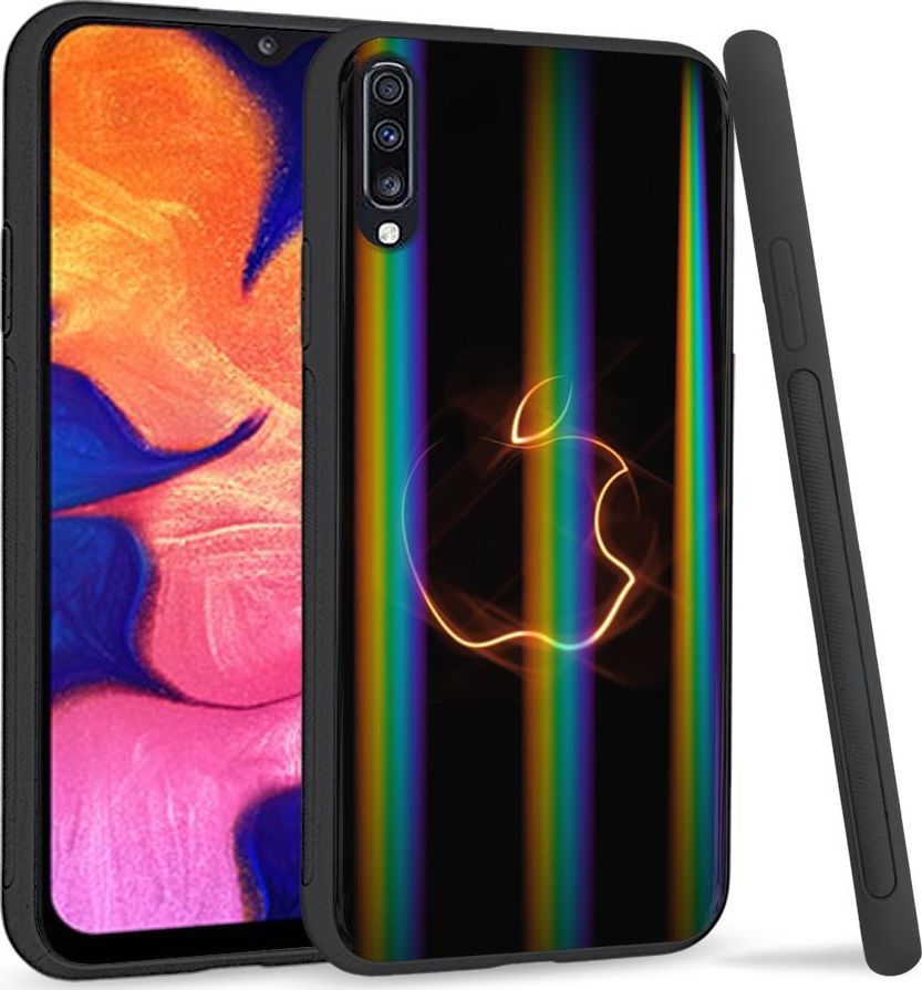 Mojworld Etui na telefon Samsung A70 Rainbow Case Apple 1