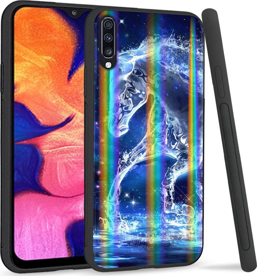 Mojworld Etui na telefon Samsung A70 Rainbow Case Dream Horse 1