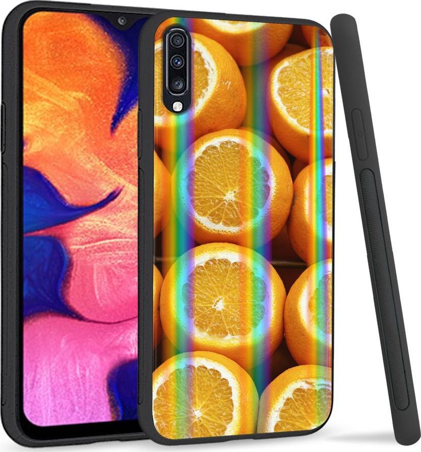 Mojworld Etui na telefon Samsung A70 Rainbow Case Citrus 1