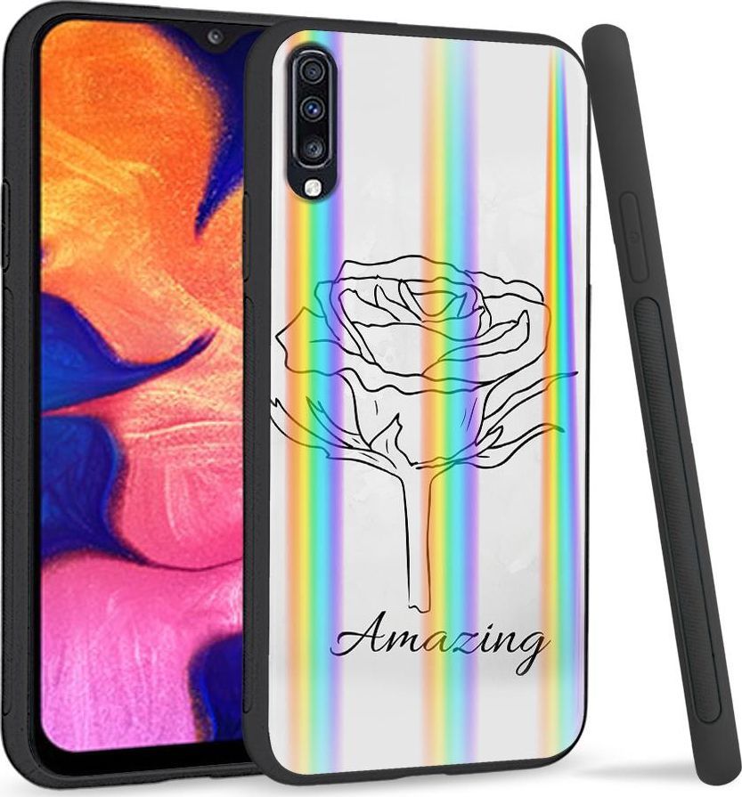Mojworld Etui na telefon Samsung A70 Rainbow Case Amazing 1