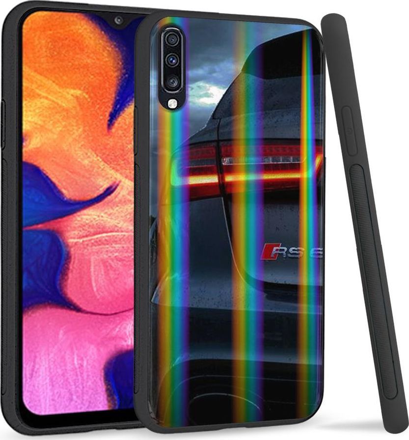 Mojworld Etui na telefon Samsung A70 Rainbow Case Audi 1