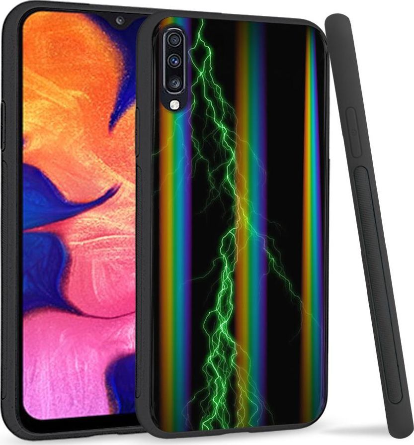 Mojworld Etui na telefon Samsung A70 Rainbow Case Storm 1