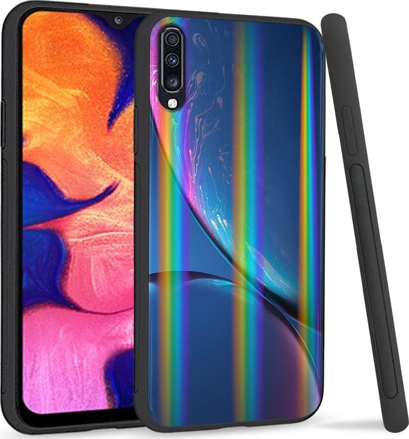 Mojworld Etui na telefon Samsung A70 Rainbow Case Balls 1