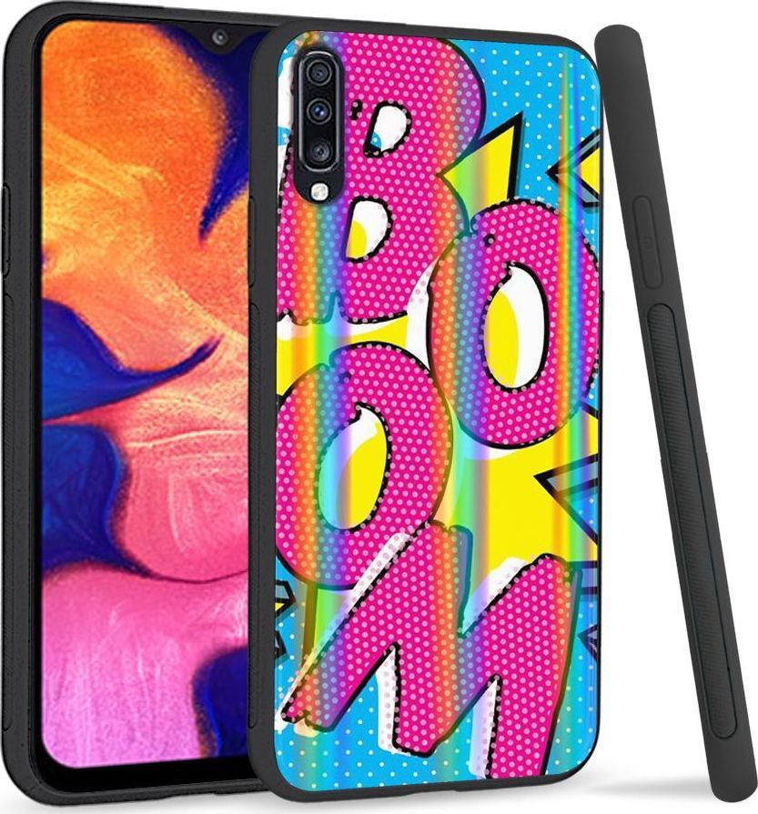 Mojworld Etui na telefon Samsung A70 Rainbow Case Boom 1