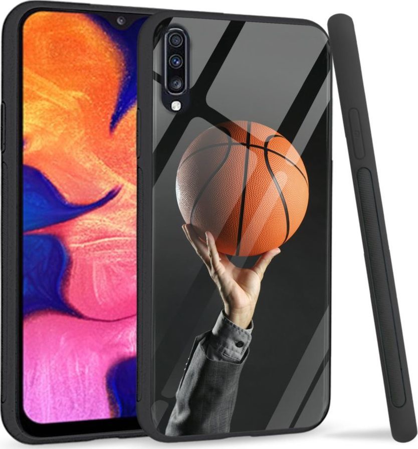Super Fashion Premium Case Basketball to szklane etui na Samsung Galaxy A70 1