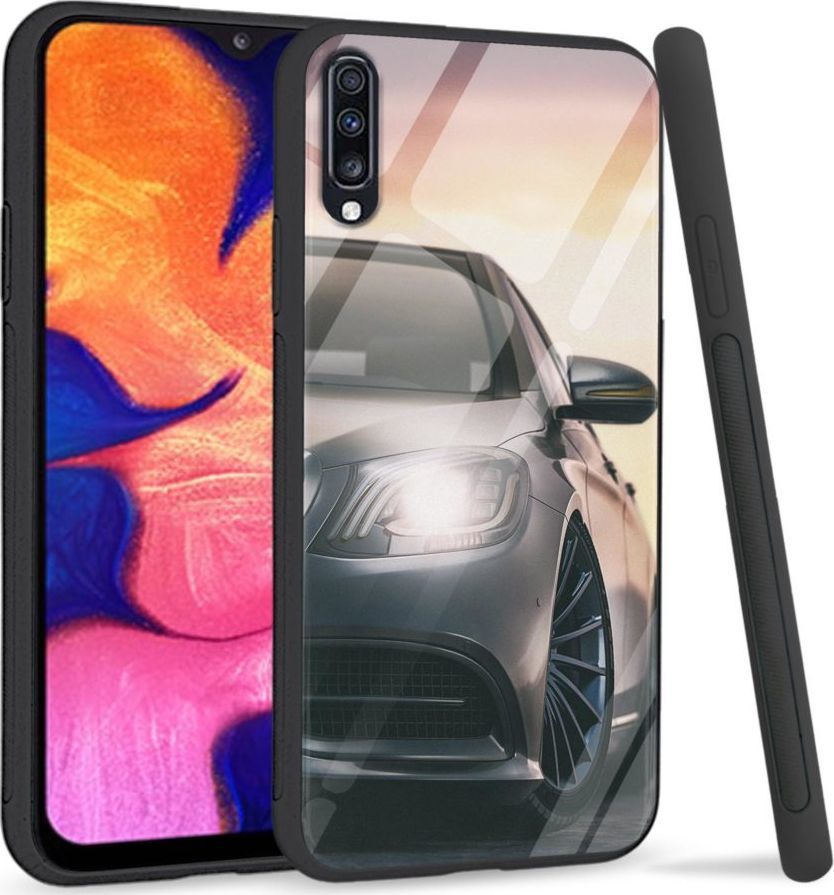 Super Fashion Premium Case Stop me if you can to szklane etui na Samsung Galaxy A70 1