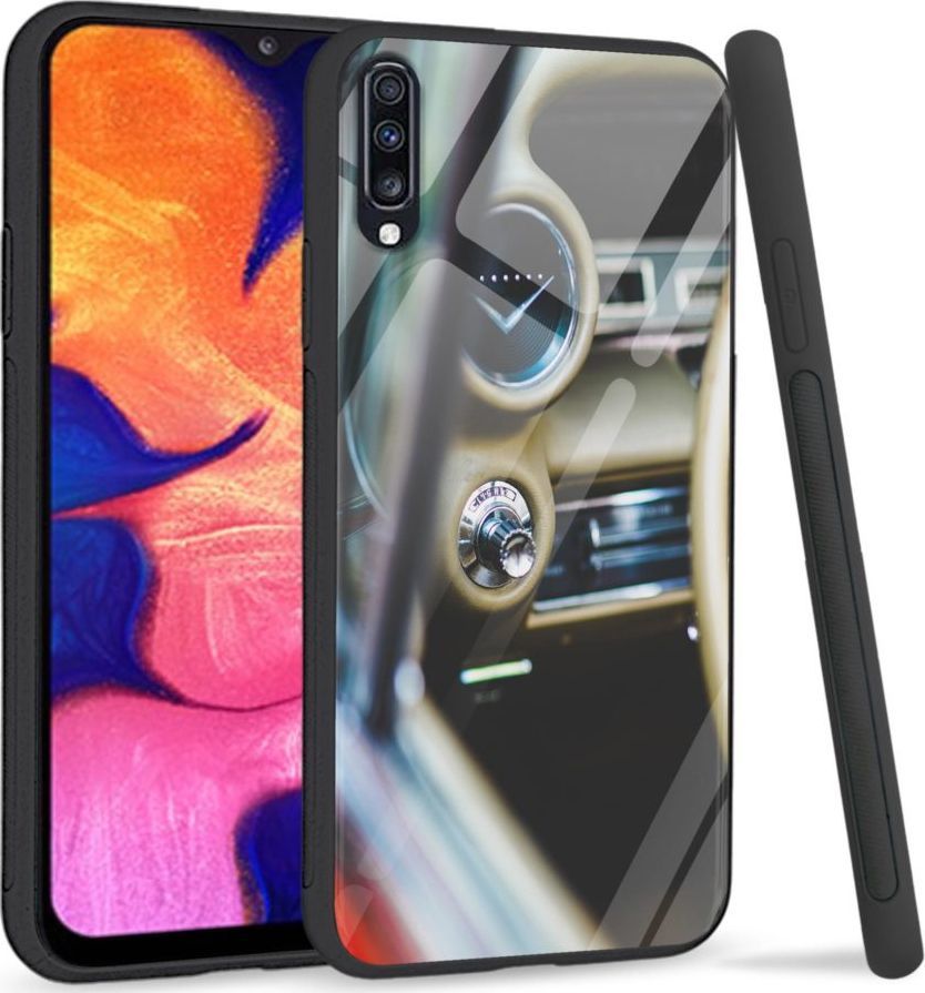 Super Fashion Premium Case Roadtrip to szklane etui na Samsung Galaxy A70 1