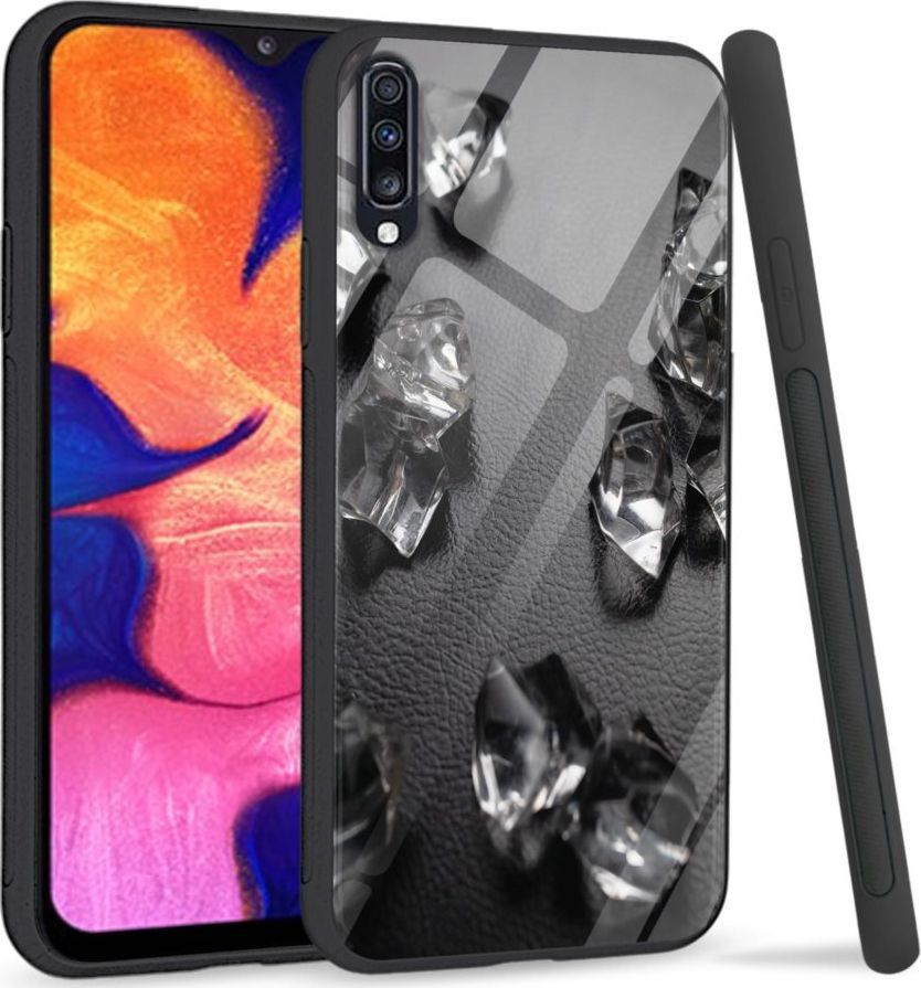Super Fashion Premium Case Glass Cube to szklane etui na Samsung Galaxy A70 1