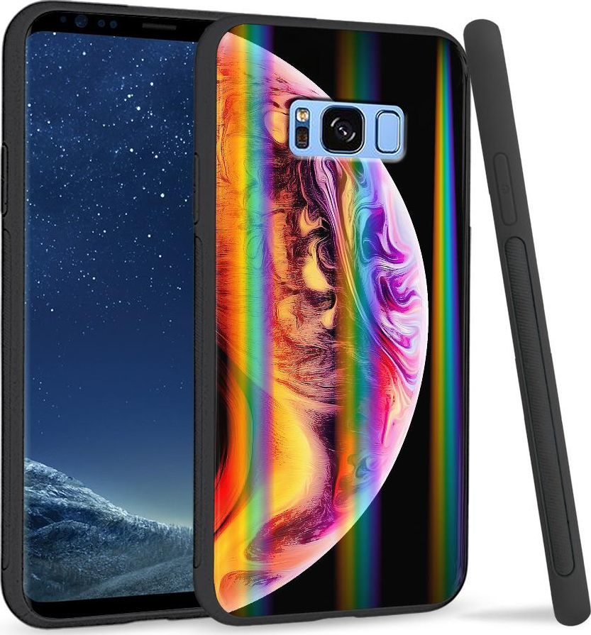 Super Fashion Etui na telefon Samsung S8 Rainbow Case Planet 1