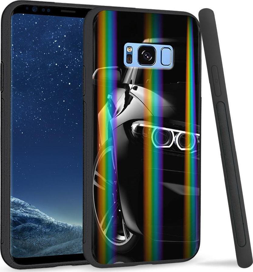 Super Fashion Etui na telefon Samsung S8 Rainbow Case LED headlights 1