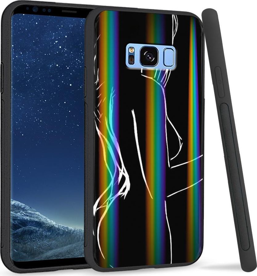 Super Fashion Etui na telefon Samsung S8 Rainbow Case Ciało 1