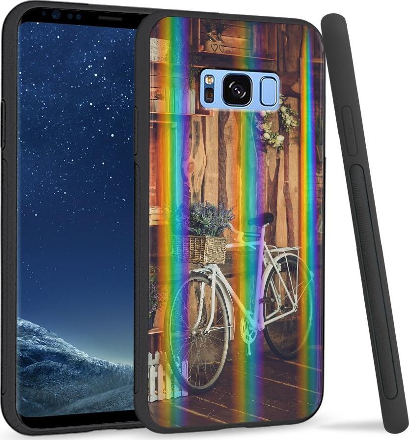 Super Fashion Etui na telefon Samsung S8 Rainbow Case Leśna polana 1