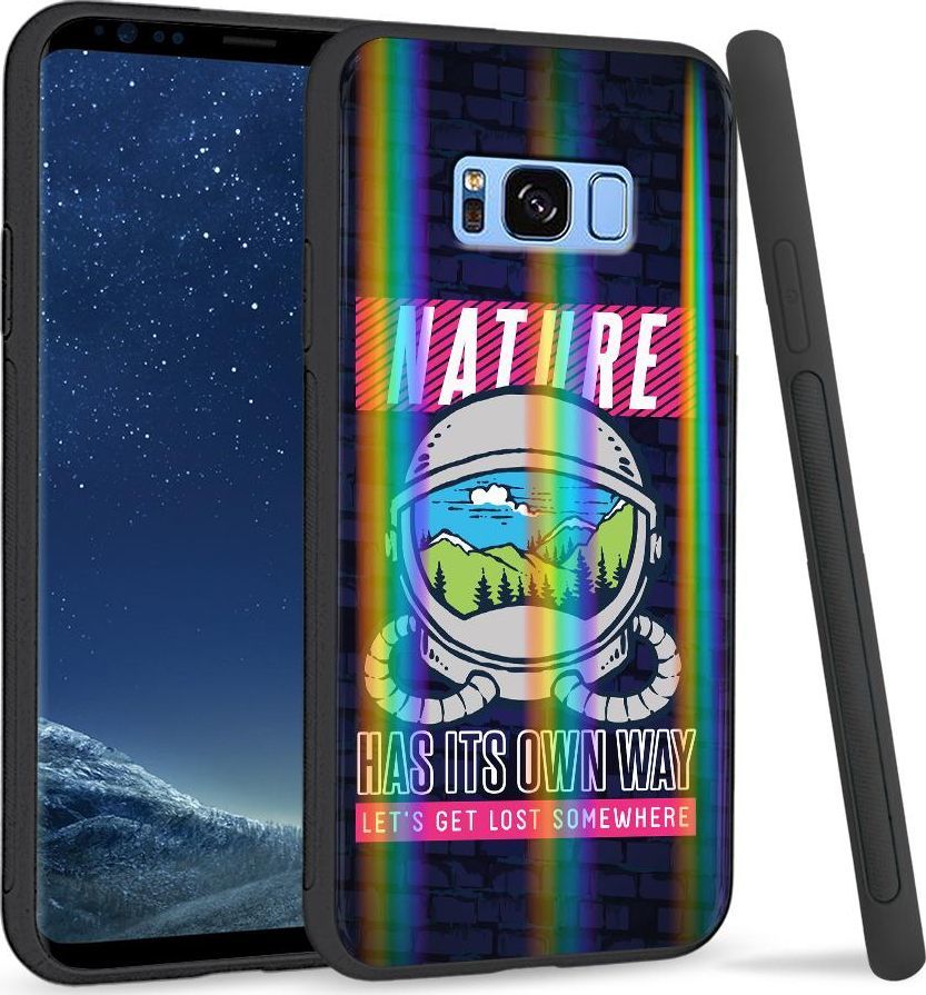 Super Fashion Etui na telefon Samsung S8 Rainbow Case Nature 1