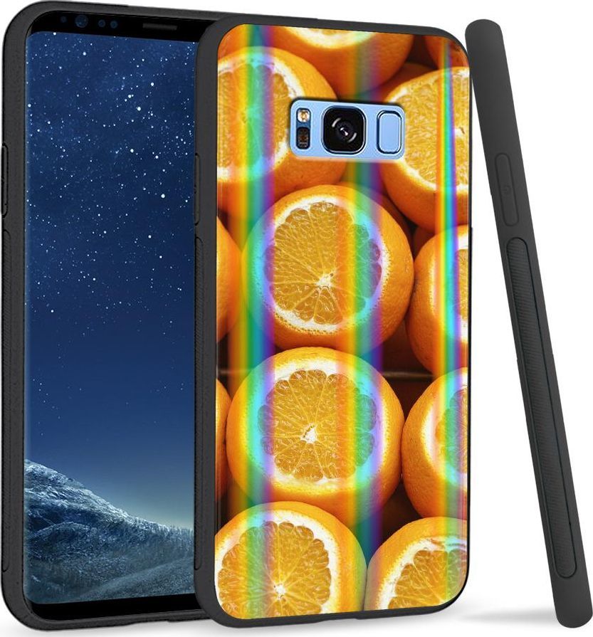 Super Fashion Etui na telefon Samsung S8 Rainbow Case Citrus 1