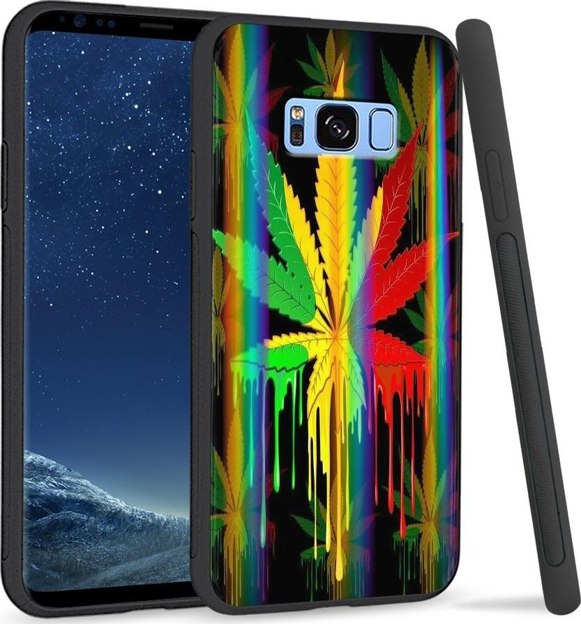 Super Fashion Etui na telefon Samsung S8 Rainbow Case Jamaica Zioło 1