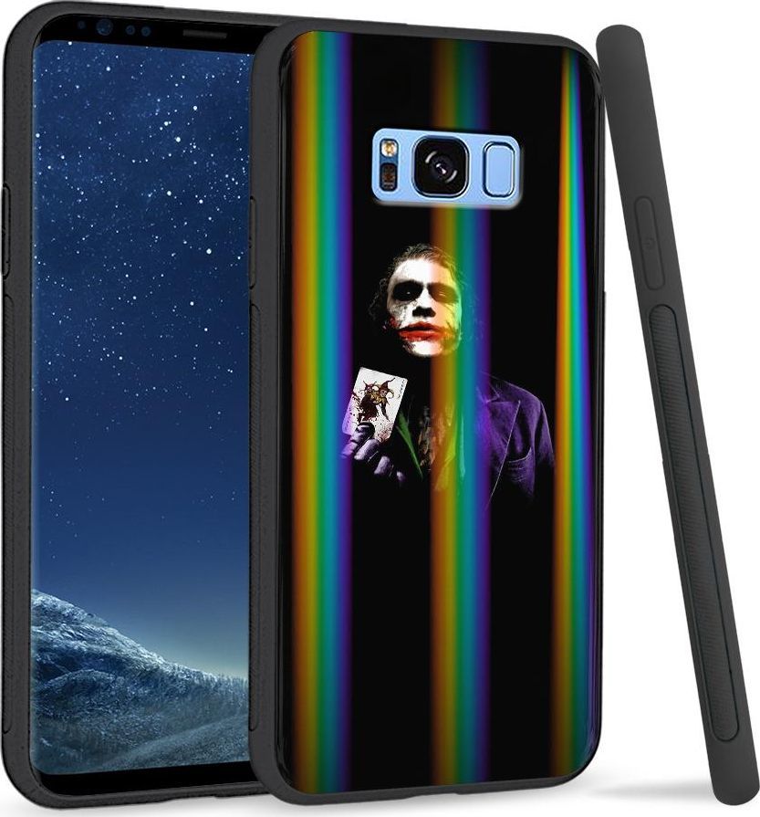 Super Fashion Etui na telefon Samsung S8 Rainbow Case Czarny Joker 1