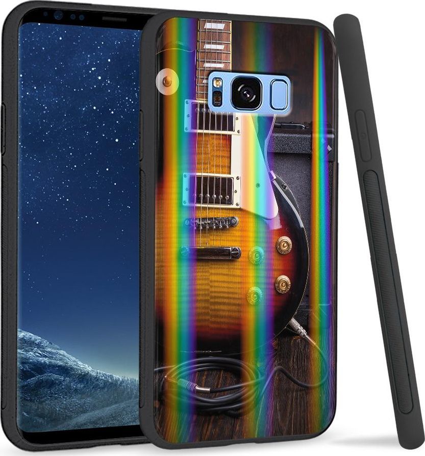 Super Fashion Etui na telefon Samsung S8 Rainbow Case Electric Guitar 1