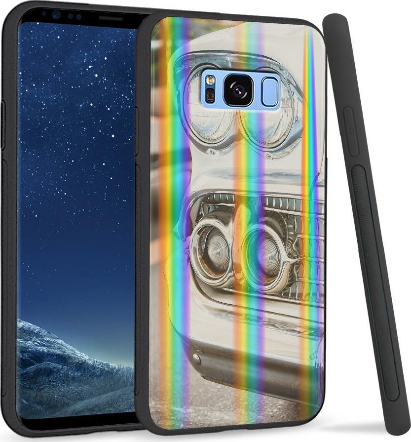 Super Fashion Etui na telefon Samsung S8 Rainbow Case Vintage 1
