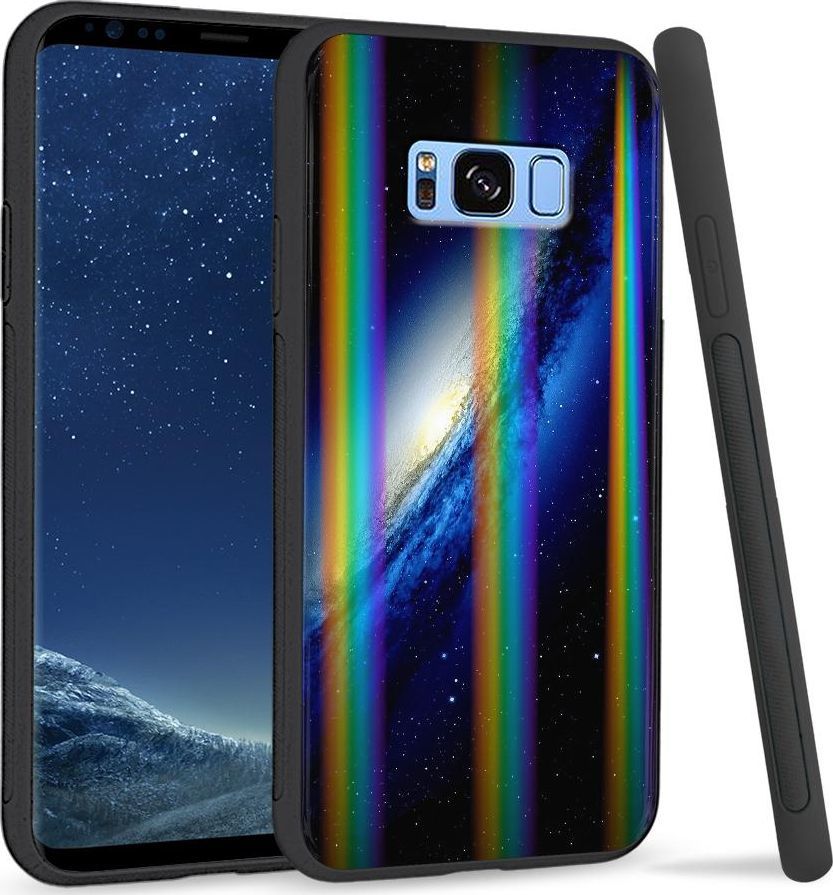 Super Fashion Etui na telefon Samsung S8 Rainbow Case Space 1