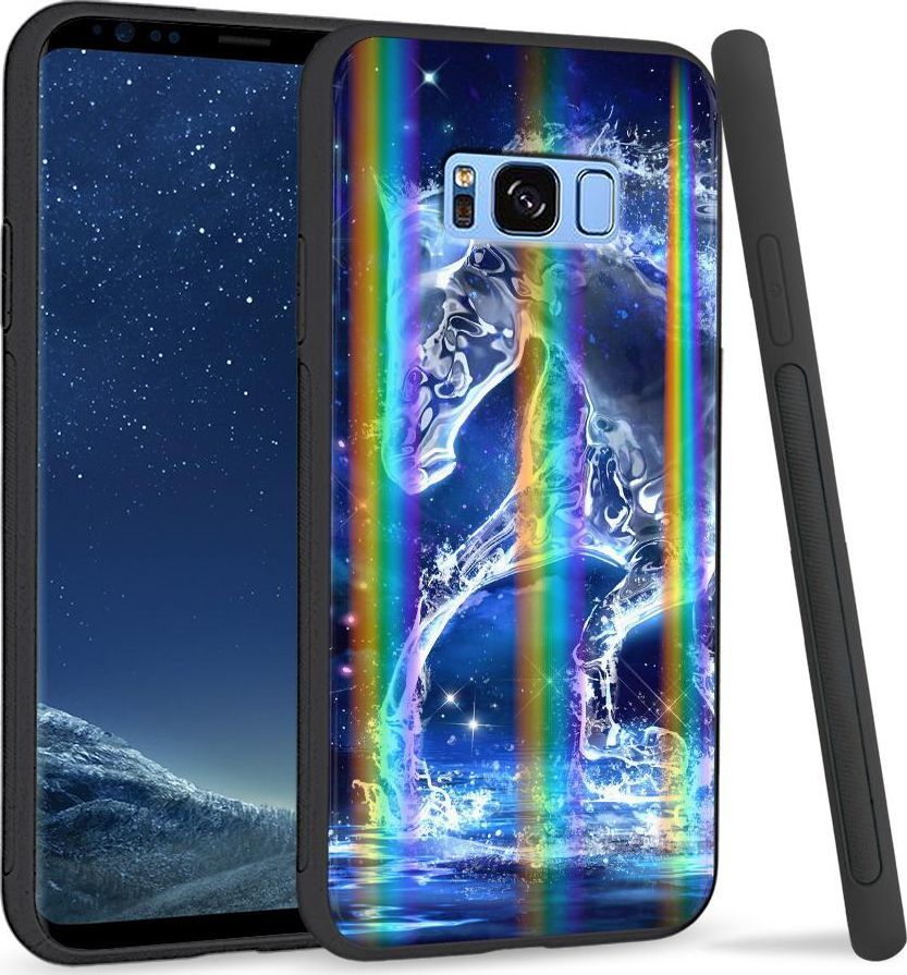 Super Fashion Etui na telefon Samsung S8 Rainbow Case Dream Horse 1