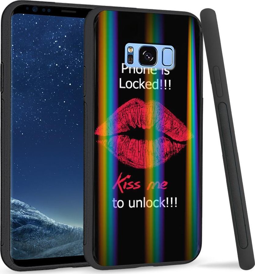 Super Fashion Etui na telefon Samsung S8 Rainbow Case Phone is Locked 1