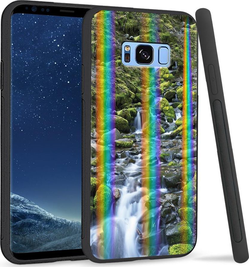 Super Fashion Etui na telefon Samsung S8 Rainbow Case Górski potok 1
