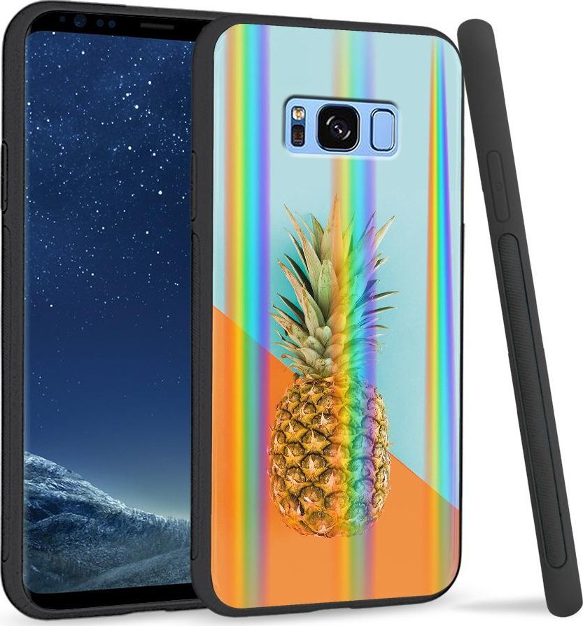 Super Fashion Etui na telefon Samsung S8 Rainbow Case Bromeliaceae 1