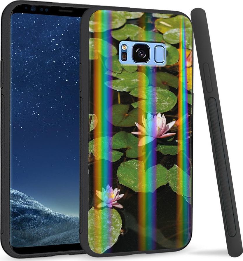 Super Fashion Etui na telefon Samsung S8 Rainbow Case Lilia 1