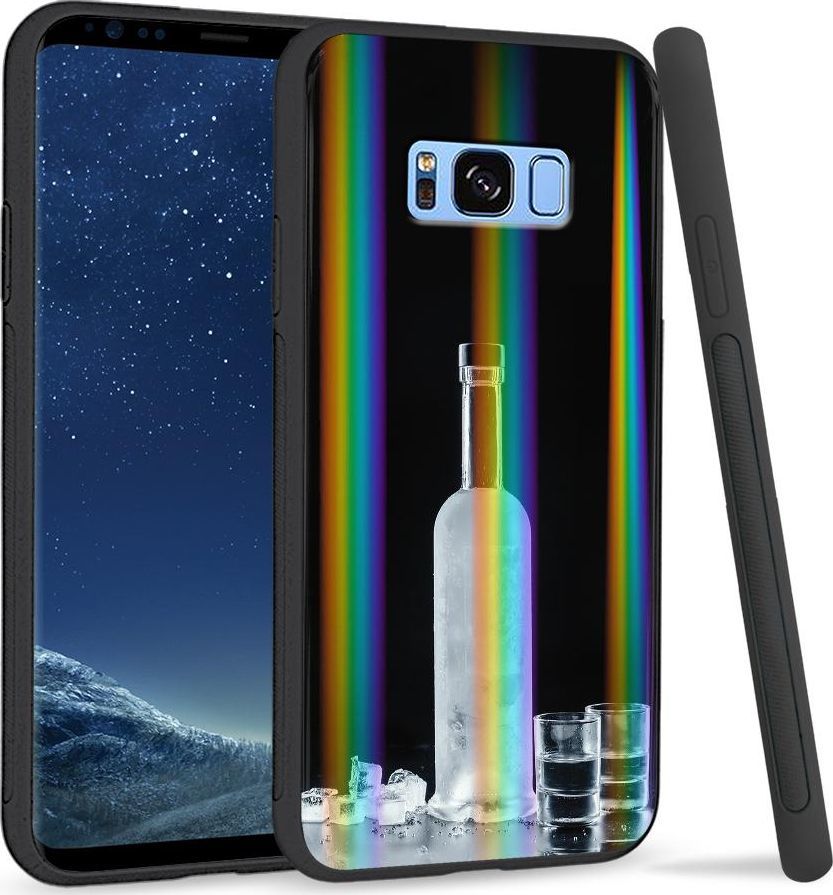 Super Fashion Etui na telefon Samsung S8 Rainbow Case Alkohol 1