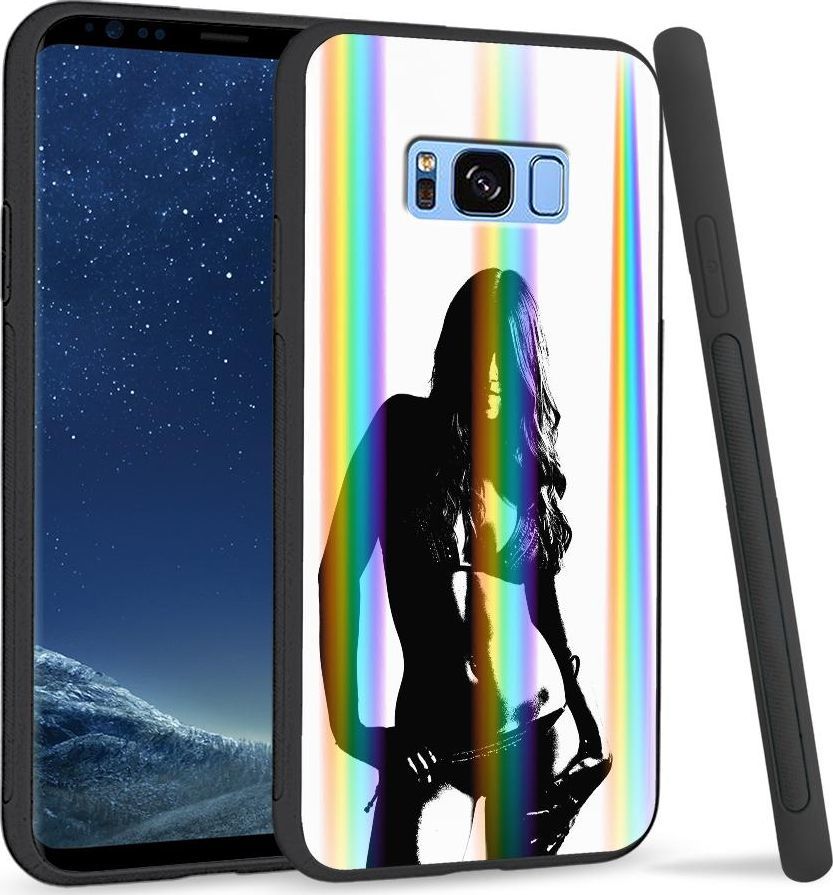 Super Fashion Etui na telefon Samsung S8 Rainbow Case Kobieta retro 1