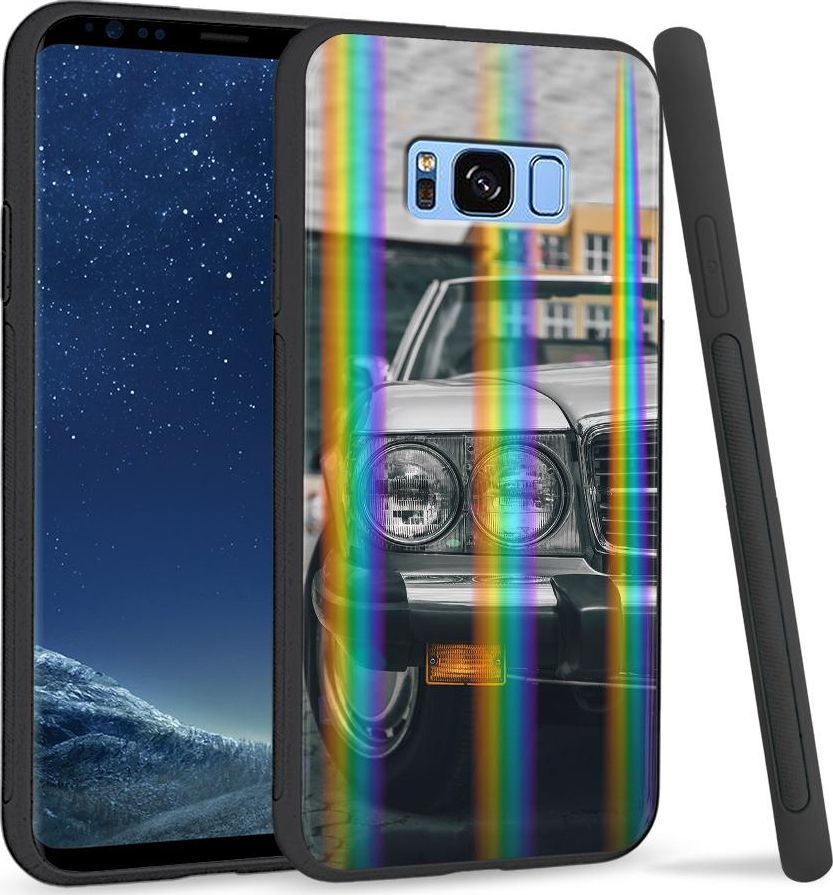 Super Fashion Etui na telefon Samsung S8 Rainbow Case Stary samochód 1